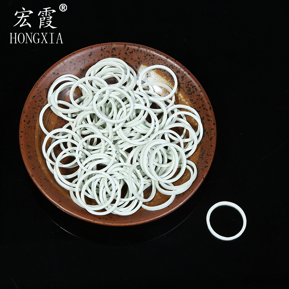 越南越意原装直径06 08 25 38 50白色橡皮筋高弹不移色橡胶圈皮筋
