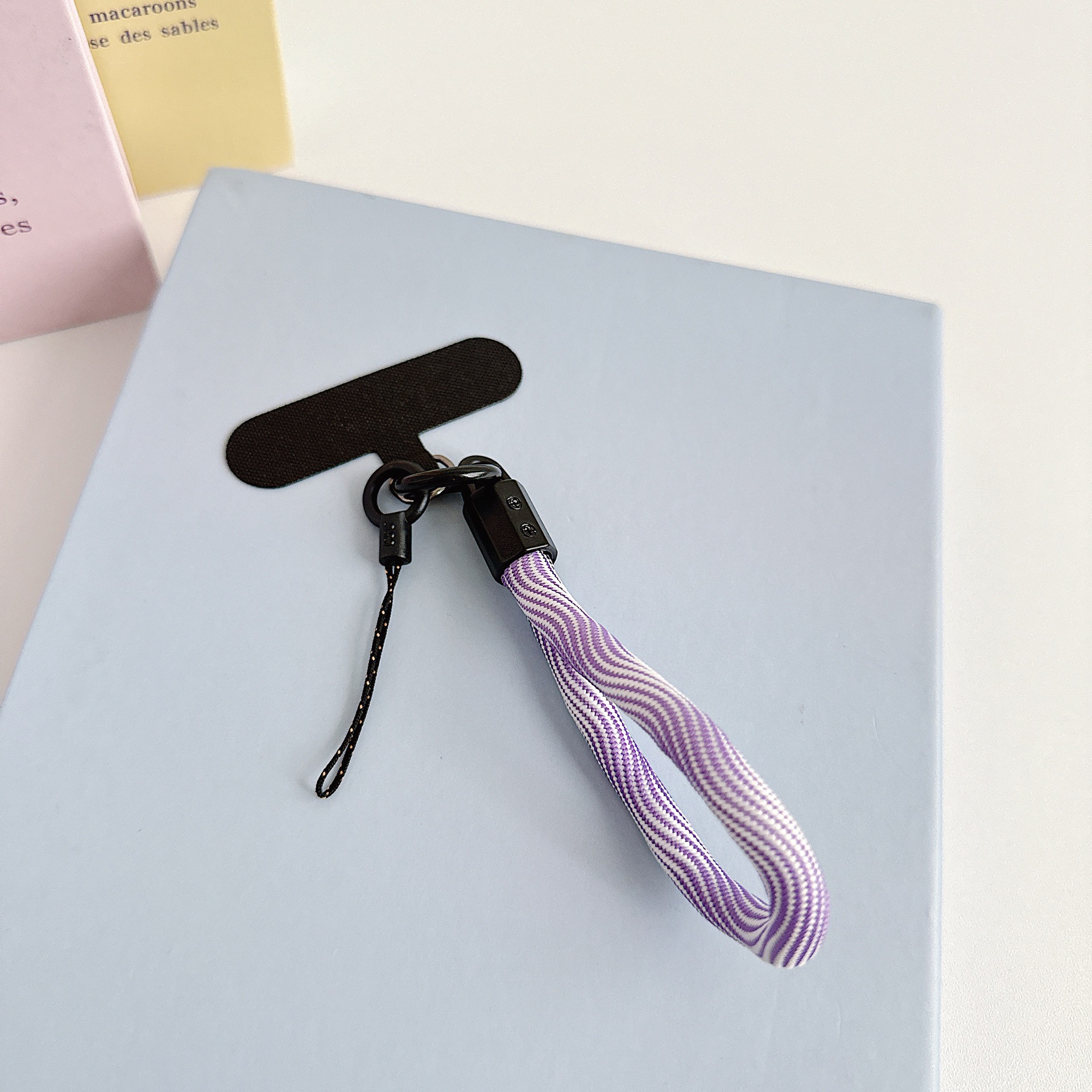 Teléfono móvil de nylon tejido corto con clip multifuncional bolso portátil colgante accesorios colgante universal