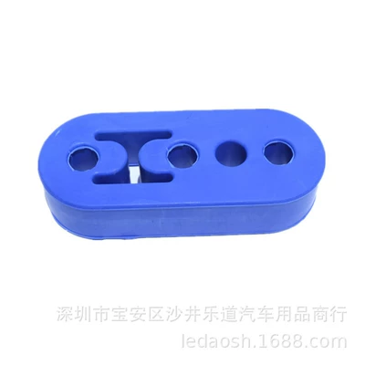 Exhaust manifold reinforced Pu material exhaust - four-hole-hanging-glue-blue