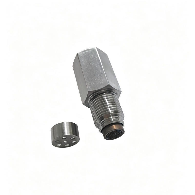 Cross-border wholesale of universal automotive modification accessories: stainless steel oxygen sensor filter extension connector M18*1.5