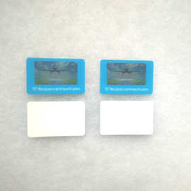 偏光镜测试图片英文偏光测试片飞机图案太阳镜测试卡厂家直供可印