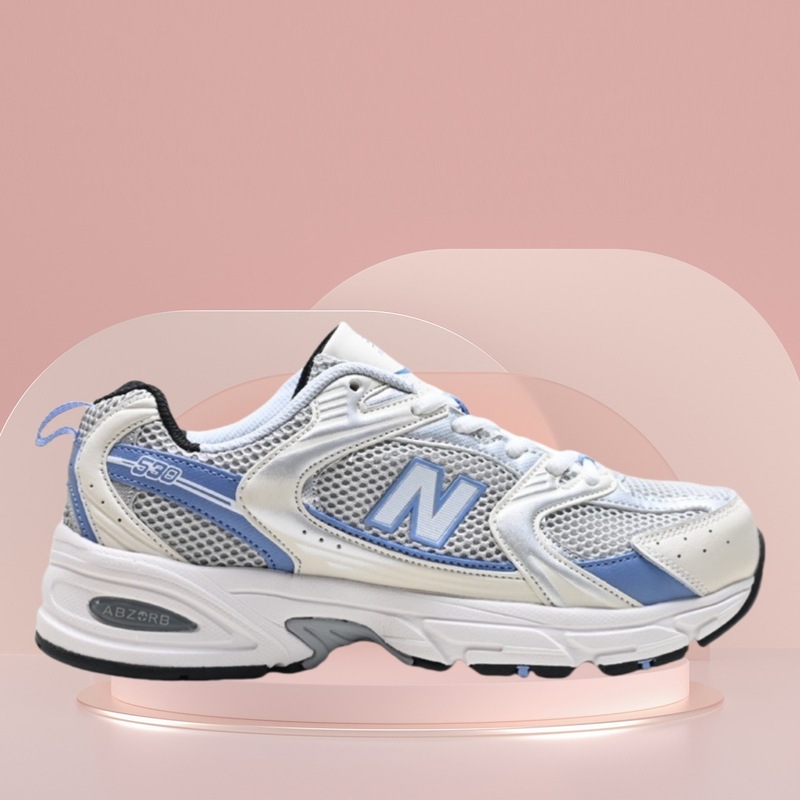 莆田クロスボーダー NB530 クラシックシルバーグレーシルバーカラー多用途男性と女性のメッシュ通気性スポーツアウトドアランニング|undefined