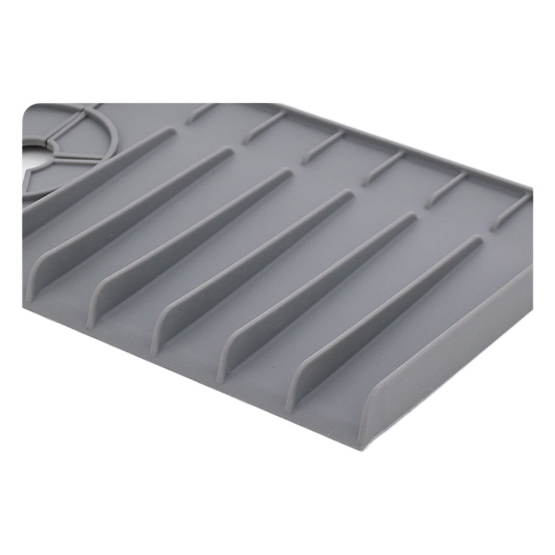 Transfronteriza grifo de silicona multifuncional fregadero estera de drenaje a prueba de salpicaduras baño cocina lavabo superficie inferior impermeable