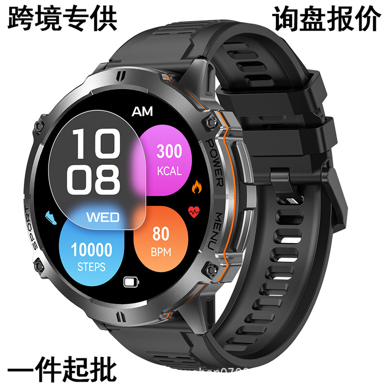 X3 Smart Watch Amoled Screen Bluetooth Call Health Monitoring Meter Compass Multi-Sport Mode Utan