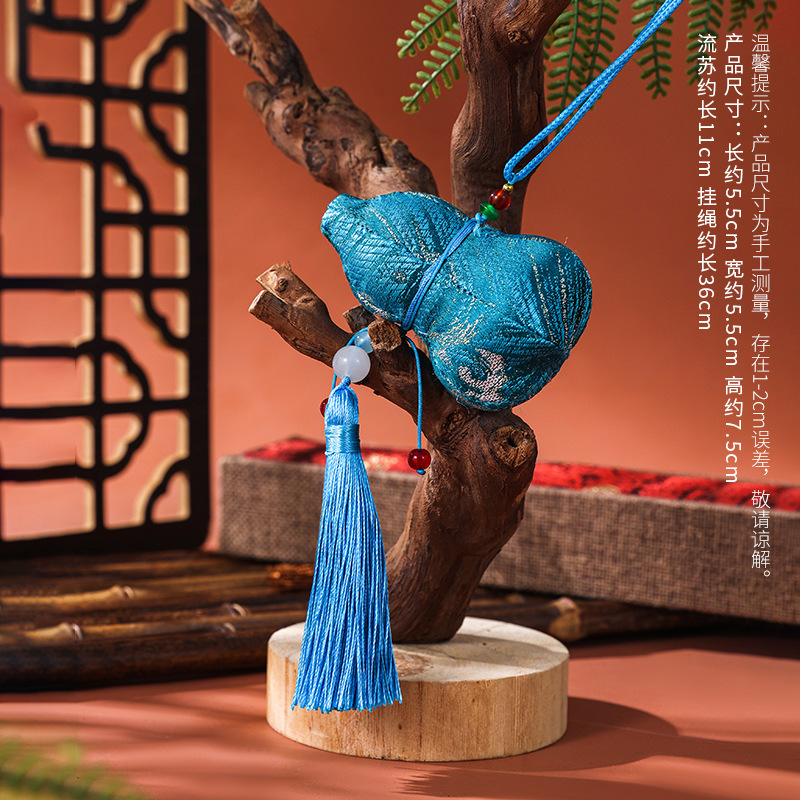 古风葫芦香囊刺绣挂件平安祈福挂件香包节日活动礼品车载挂香包|undefined