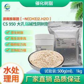 【催化树脂】CS 950大孔弱碱性阴树脂乙二醇循环水处理除酸性物质