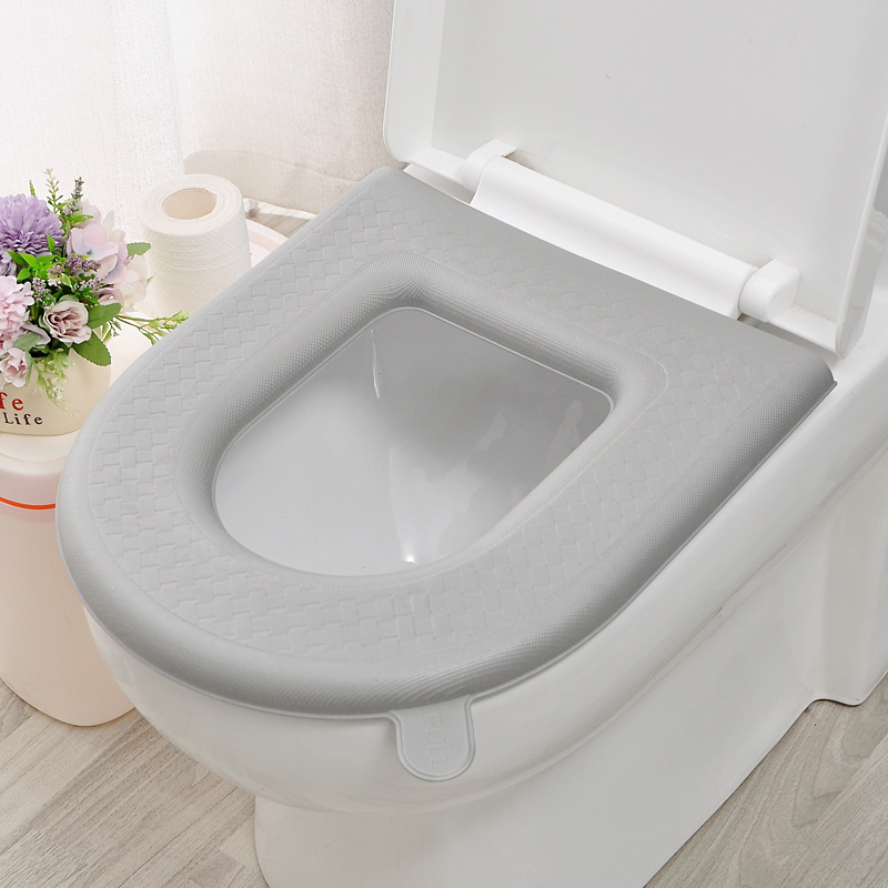 防水トイレマット、トイレシート、冬用、四季通用、トイレシリコンフォームリング、便座カバー、中国風|undefined