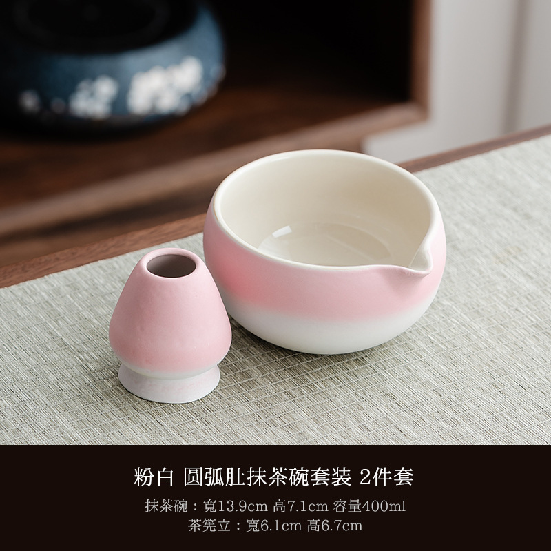 日本和风抹茶碗打抹茶工具点茶碗抹茶杯搅拌器茶筅器具套装礼盒装|undefined