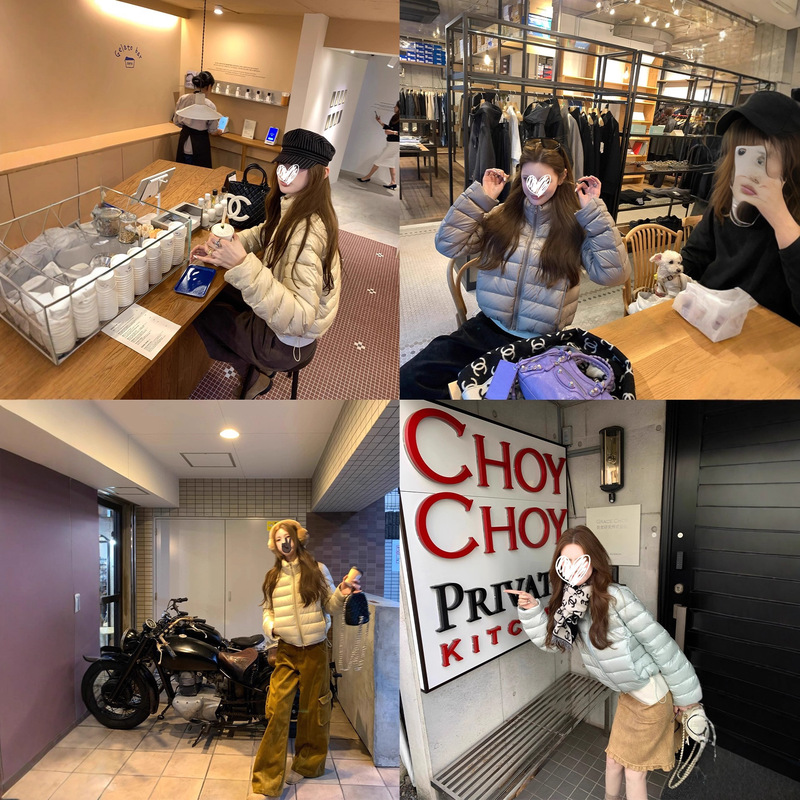 Aaaaxbbb Arna Garden New National Standard 90 White Duck down Rib down Jacket Winter Short Top Jacket