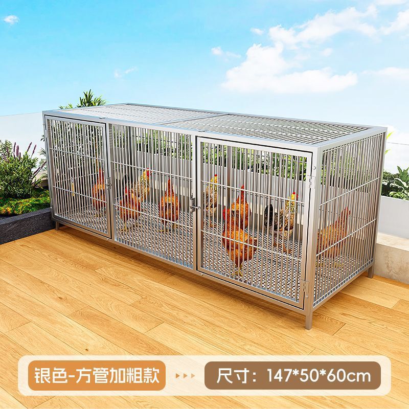 鶏小屋肥厚家庭用屋外大型防ねずみ折りたたみ鶏小屋家禽暗号化された防ねずみ特大飼育ケージ|undefined