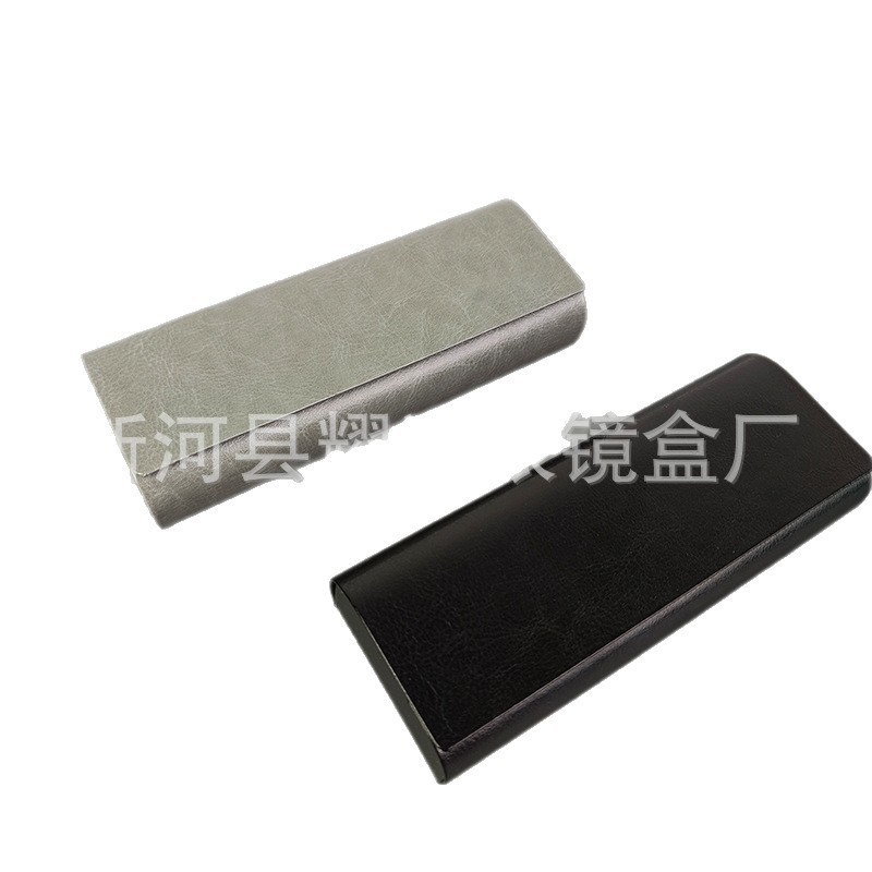 批发新款眼镜盒便携抗压抗摔复古高级皮质太阳镜墨镜近视镜收纳盒|undefined