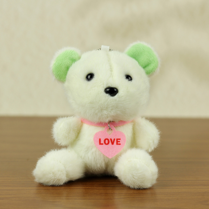 Adorable peluche dibujos animados Teddy Bear colgante Teddy Bear juguetes mochila muñeca decoración estudiantes pequeños regalos