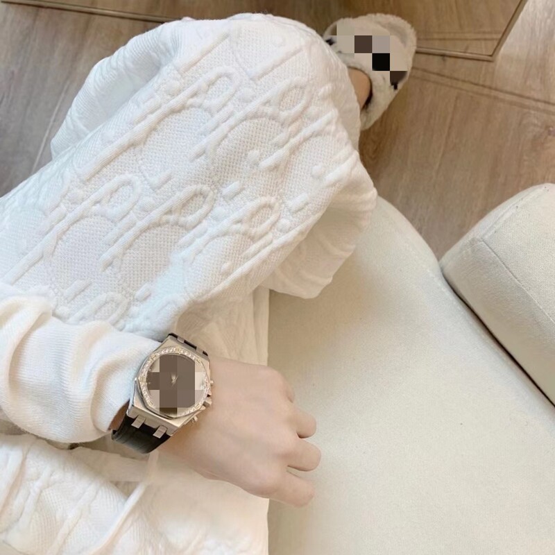 Trendy jacquard white pants women's letter loose straight trousers all-match wide-leg pants 2022spring, autumn and winter New