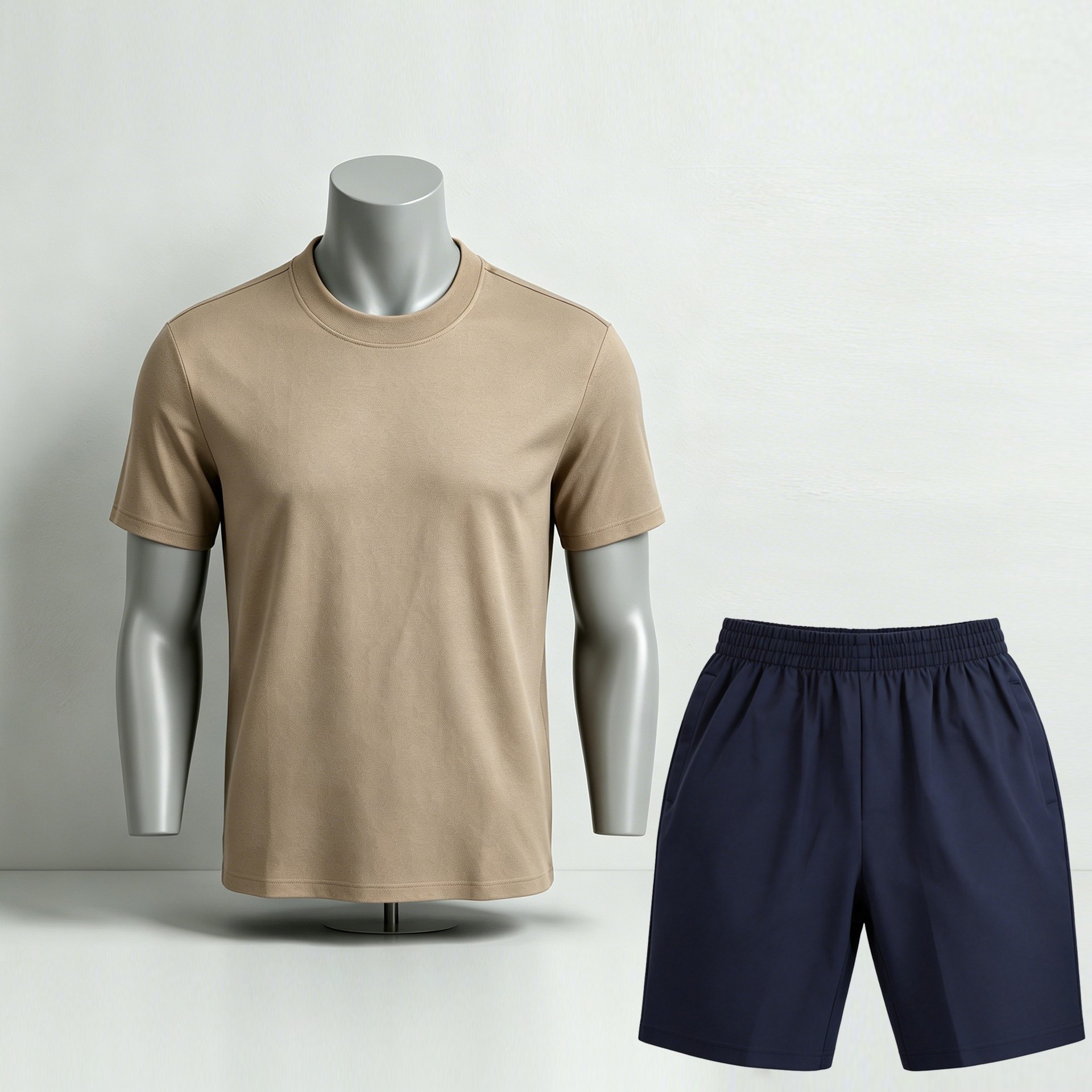 Earthy Yellow Island Reef Fitness Suit [Set]