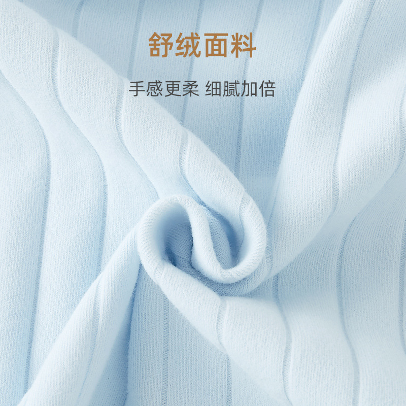 Bebé recién nacido vaina ropa Primavera, Otoño e Invierno pijamas ropa interior ropa bebé cómodo terciopelo algodón manga larga triángulo mameluco