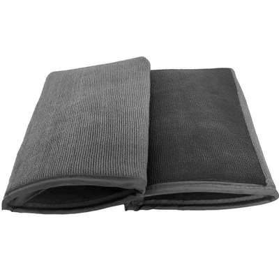 Car cleaning tools: Cleaning Scrubbing Cloth Towel Scrubbing - striped-mud-gloves-gray