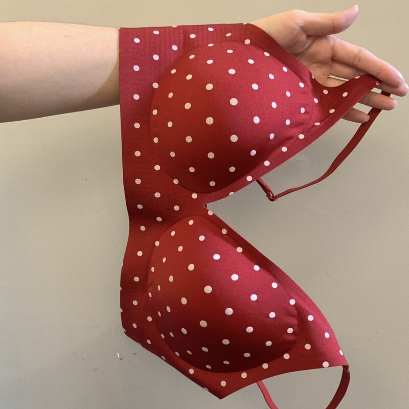 Christmas Polka Dot Red Lingerie Set for Women, Thin Style, Small Chest, Wireless, Comfortable, Seamless, Soft Support, Zodiac Year Bra