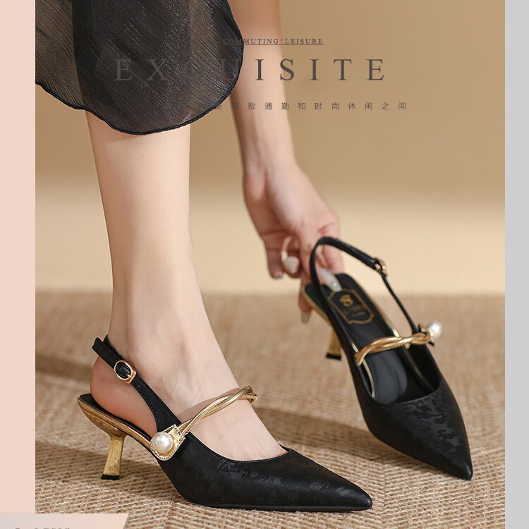 Small Size High Heels 313233 Stiletto Shoes Women's 2024 Spring and Summer Fashion All-match National Style New Chinese Sandals 42 Small Size High Heels 313233 Stiletto Shoes Women's 2024 Spring and Summer Fashion All-match National Style New Chinese Sandals 42