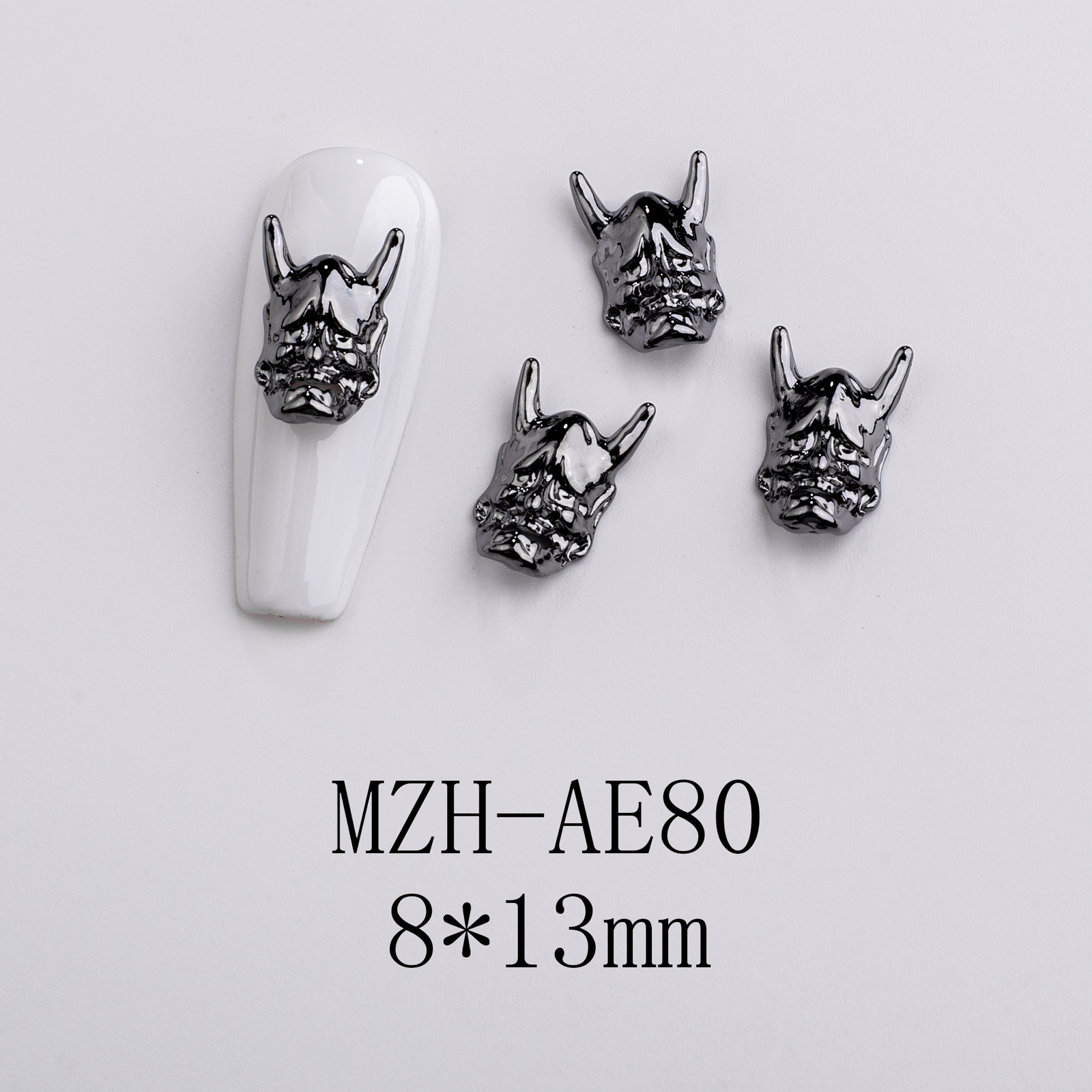 5g Weight Nail Decoration Accessories Nail Supplies 10 PCS/Package Quantity Alloy Material Halloween Festival Cross, Spider, Skull Pattern Retro, Classic Style Style Halloween Retro Classic Style Cross Spider Skull Alloy Nail Decoration Accessories 10 PCS/Package 12
