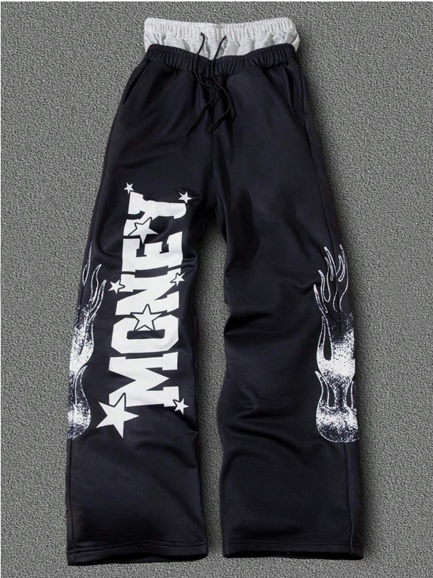 2025 Europa y los Estados Unidos otoño y invierno diseño de pantalones dobles nicho de la personalidad de la tendencia callejera hip-hop piernas largas sueltas al por mayor