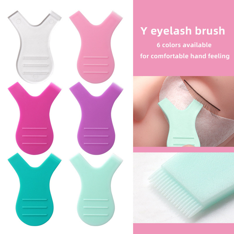 grafting eyelash Eyelashes auxiliary tool Y- Mascara brush Eyelash perm silica gel Brush eyelash brush Pick needle