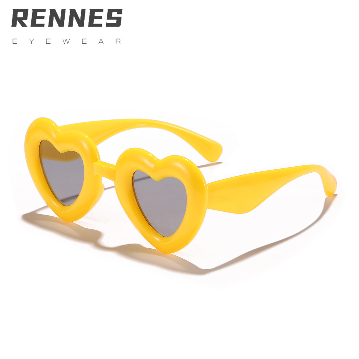 INS estilo nuevo de moda para niños amor moderno retro gafas de sol anti-UV400