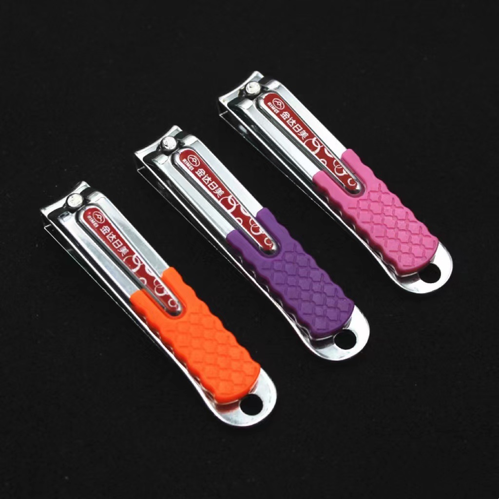 日美T6473 高品质全不锈钢指甲钳 大号指甲剪 指甲刀 一盒12个