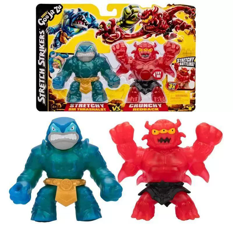 Лось Cool Muscle Group Goo Jit Zu, игрушки-антистресс из мягкой резины, креативные релакс-игрушки, глубоководный герой, животные