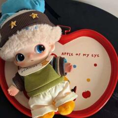 现货17DIMOO搪胶盲盒套装潮服星星发带娃娃衣服可爱配件dimoo浩鹤