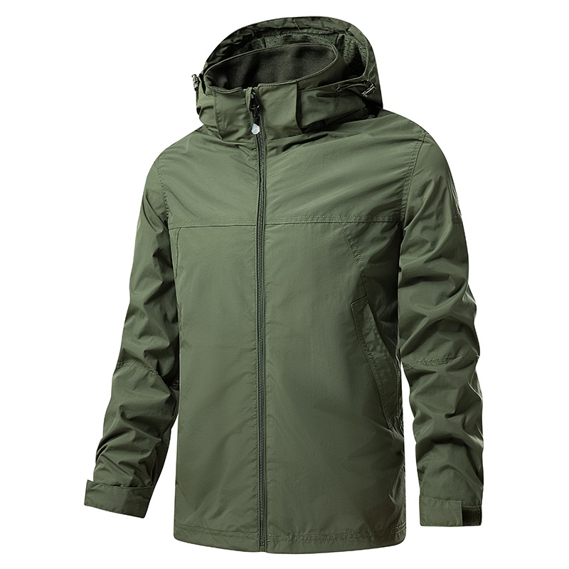 2022 nuevo vestíbulo impermeable a prueba de viento otoño al aire libre ocio deportivo chaqueta de aire ocio suelta chaqueta de hombre