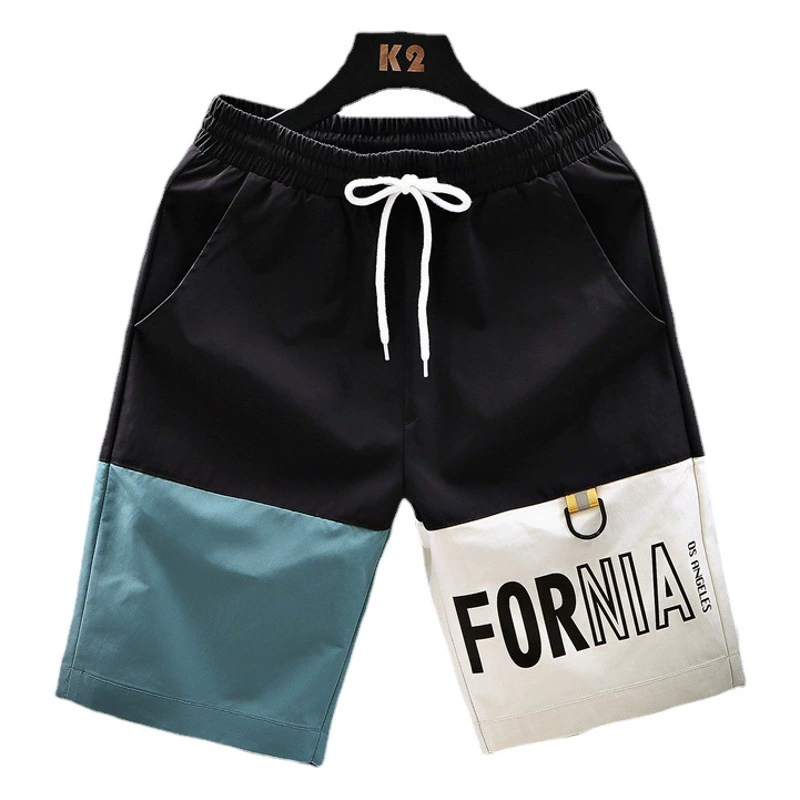 Новые шорты мужские свободные модные мужские тонкие укороченные брюки большие брюки молодежные повседневные спортивные брюки на заказ