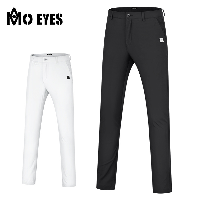 Quần dài nam thể thao golf Moyes mùa thu, lót giữ ấm nhẹ, thoải mái vận động — M23kuz010-quần trắng [bên trong nhiệt nhẹ], M23kuz010-quần Đen [bên trong nhẹ và nóng]