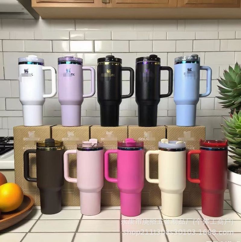 【随行不洒】STANLEY不锈钢真空吸管杯水杯大头保温杯冰覇杯防漏|undefined