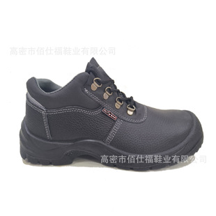 Cross-Border Injection Sole Low-Top Protective Shoes Steel Toe Anti-Smash Steel Sole Wear-Resistant Anti-Slip Pu Outsole Safety Shoes