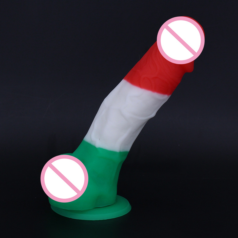 087XS 빨간색, 흰색, 녹색 스택