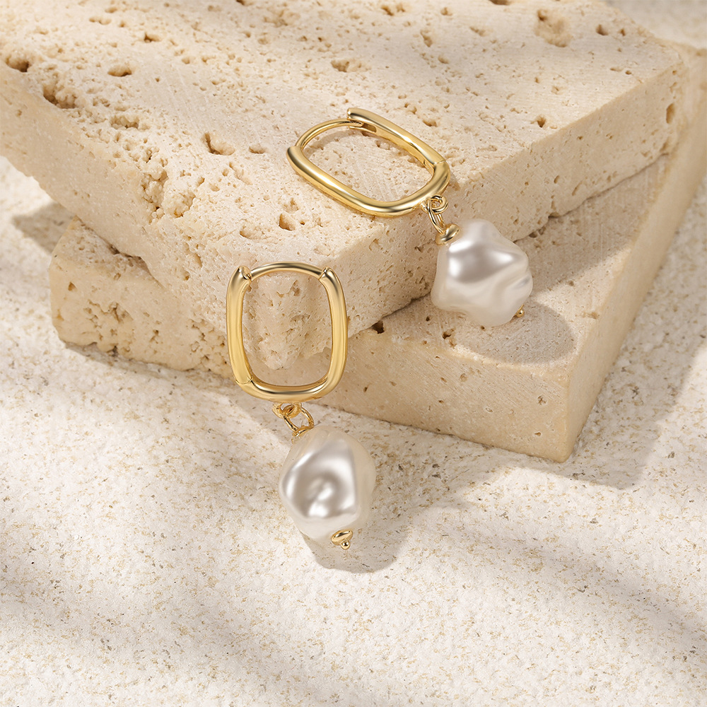 1g Weight 925 Sterling Silver Ear Needle Material 18K Gold Plated Plating Material Drop Earrings Classification 1 Pair Quantity Date, Tea Party Occasion 925 Sterling Silver Material Geometric Pattern All Seasons Season Women's Gender Elegant, Simple Style Style 1 Pair 18K Gold Plated 925 Sterling Silver 925 Sterling Silver Earrings Geometric Drop Earrings 55