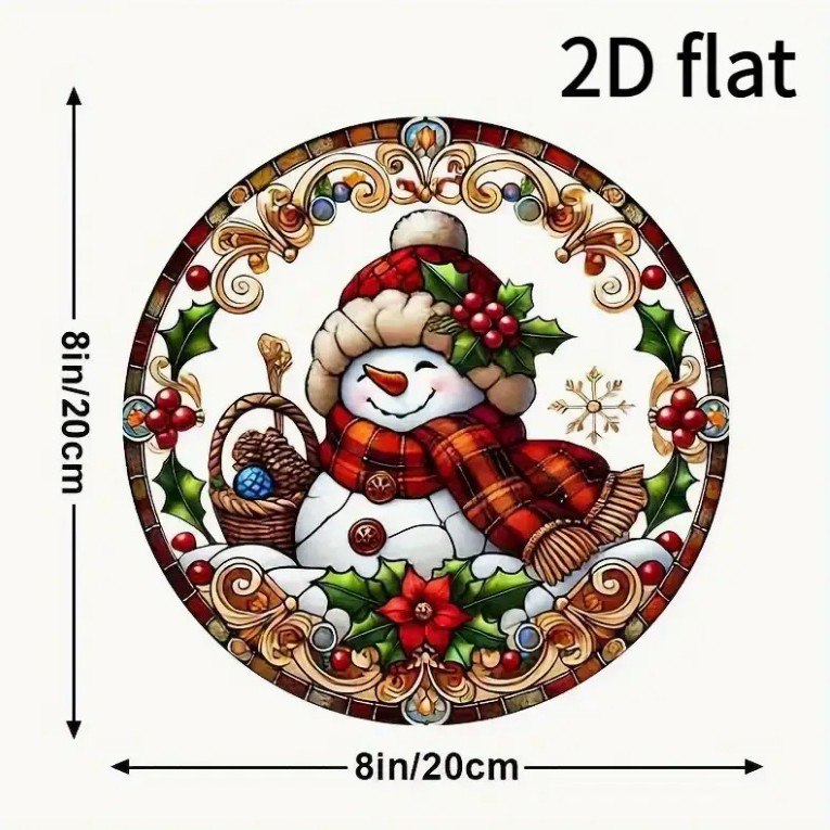Decoración de Navidad 2026 nuevos productos transfronterizos serie de joyas de Navidad disco decoración para el hogar decoración de Navidad acrílica
