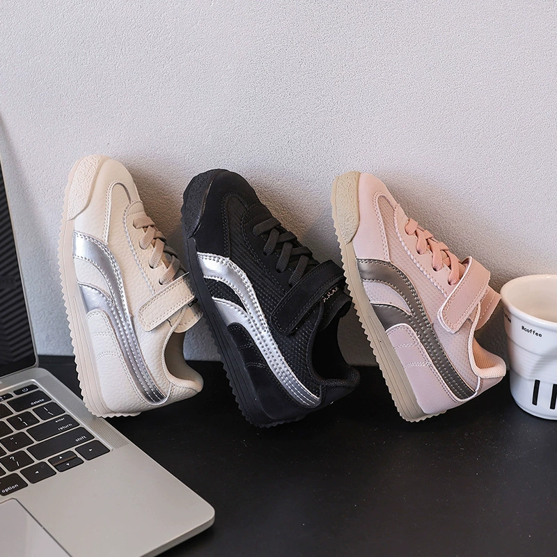 2024 осень новый стиль детский арганд студенческая спортивная обувь для мальчиков повседневная обувь для девочек на мягкой подошве арганд