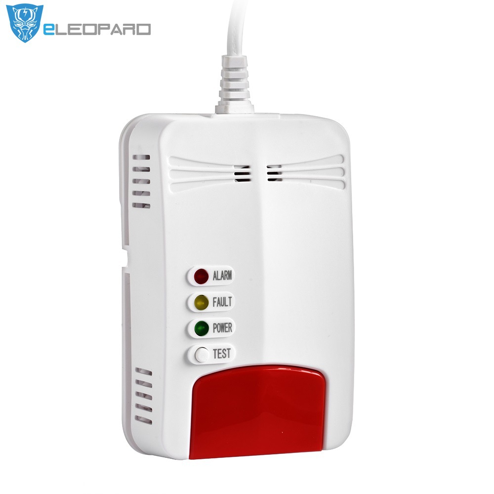 厂家批发Tuya涂鸦智能家居 WIFI燃气探测器燃气报警器APP通知联网