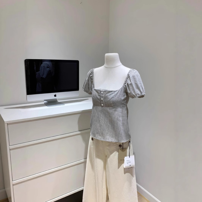 レトロ清新ファッション小柄半袖tシャツ女性夏新作|undefined