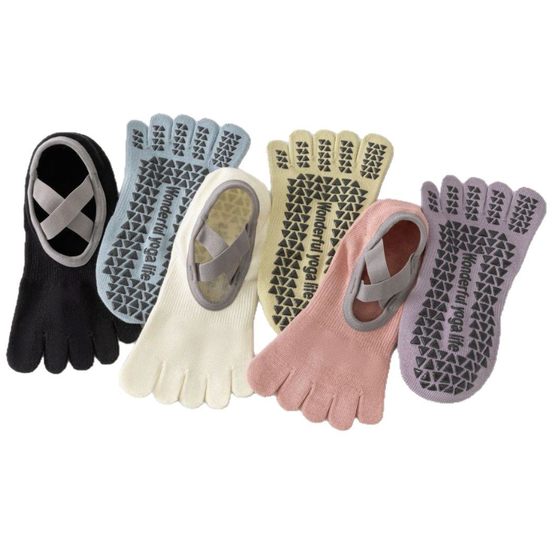 Five-finger socks yoga socks children non-slip professional indoor floor socks ladies dance non-slip socks pilates socks