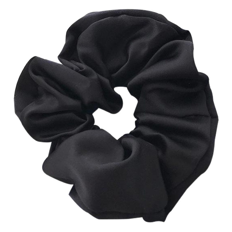 Internet celebridad felpa intestino grueso pelo anillo JK Plaid grasa salchicha anillo satén sólido color tela anillo pelo estilo coreano pelo cuerda pelo accesorios