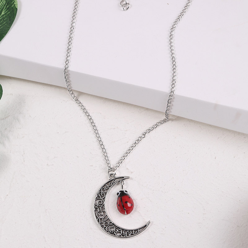 Collier Coccinelle Lune Simple display picture 5