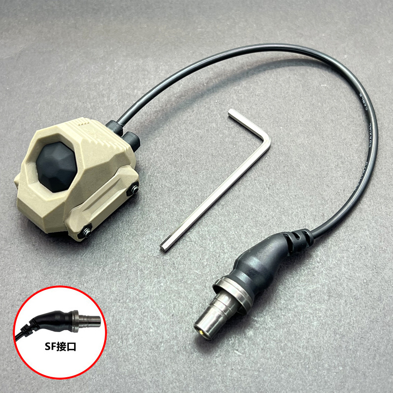 Iluminación al aire libre M300A / M600C linterna táctica AXON-SL de doble función de control de cable de cola de ratón interruptor UN