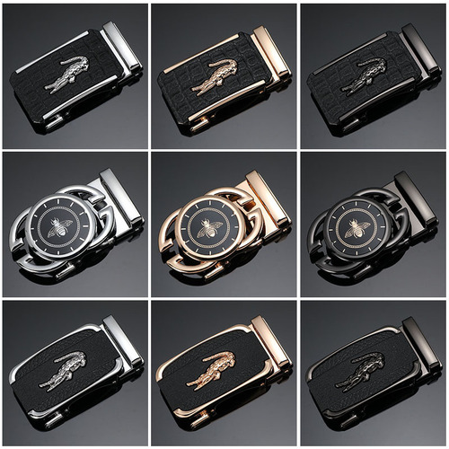 Belt head men's automatic buckle head alloy belt head buckle pants belt buckle belt buckle head accessories 3.5cm clip