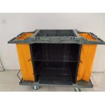 白云双边客房服务车酒店大堂客房布草车房口车手推车收集车塑料