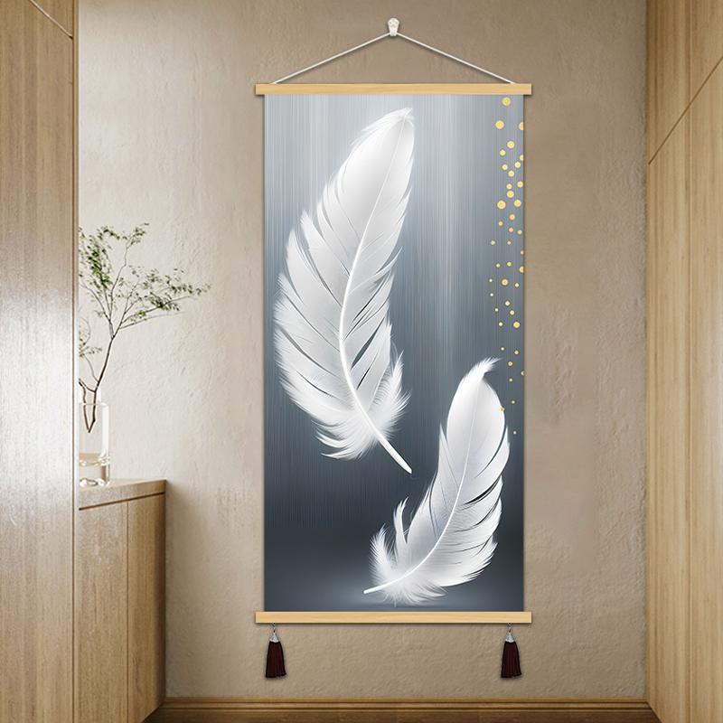 Light luxury style living room sofa background wall decoration…