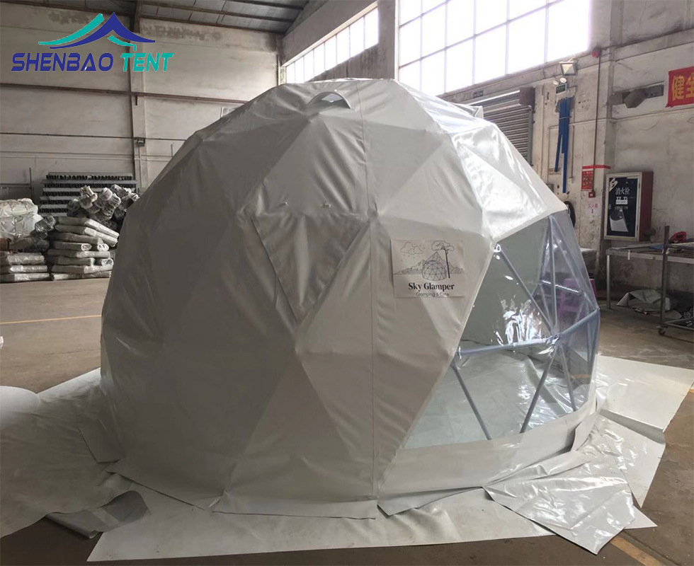 白色PVC发布会活动球形帐篷 圆顶星空球形篷房dome tent