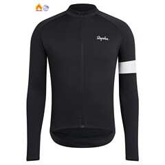 ラプハ自転車の自転車に乗る服の男性の長袖は毛をつかんで保温します。