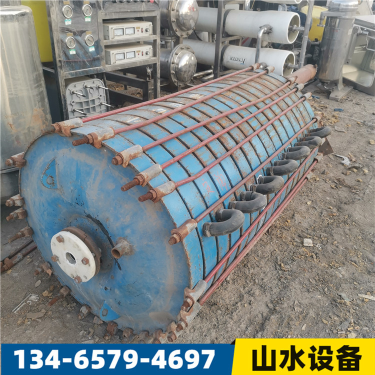 供应二手150平方钛材冷凝器 碟片冷凝器 搪瓷片冷凝器